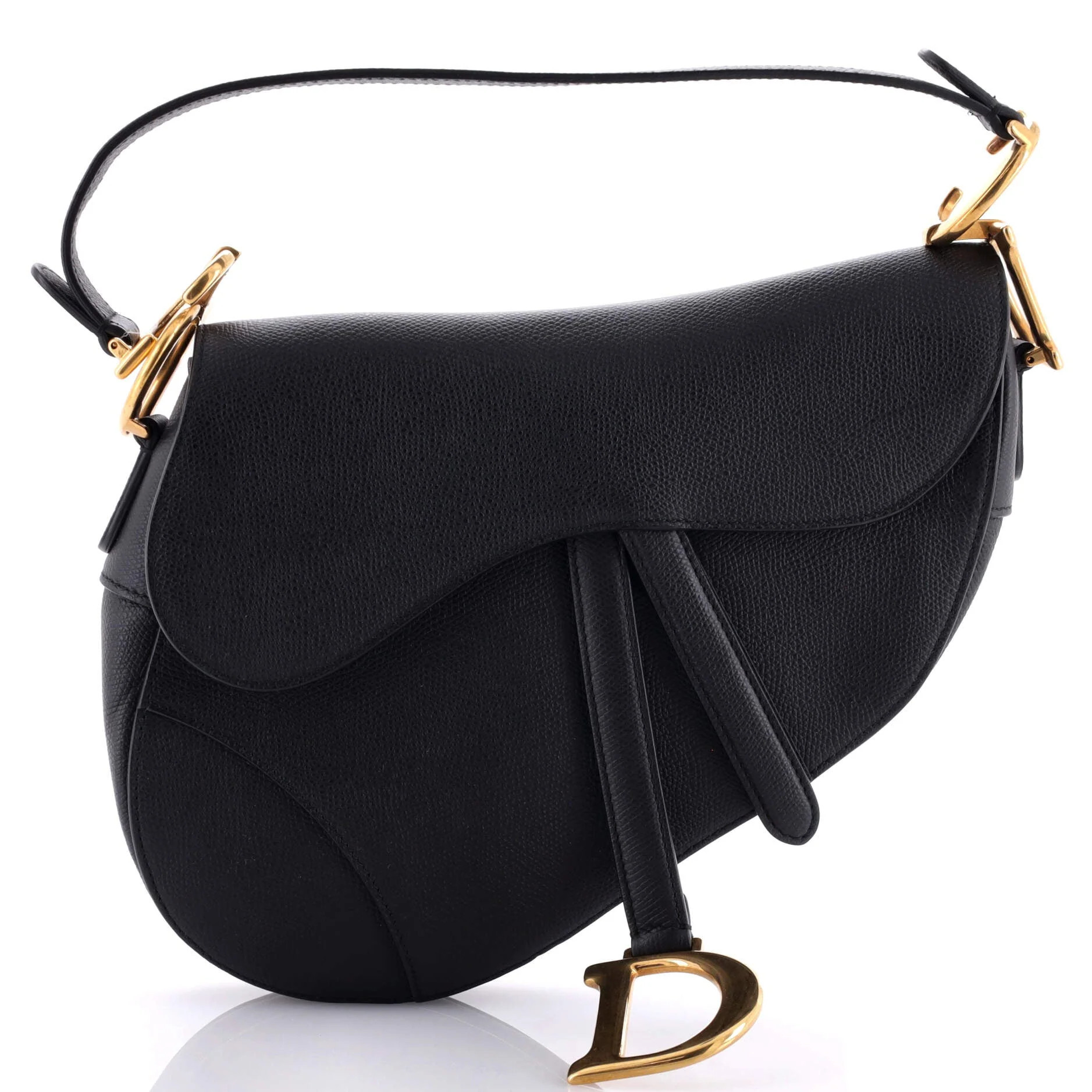 Saddle Handbag Leather Medium | Shop Simon