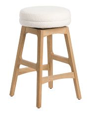 Solid Wood Swivel Counter Stool | TJ Maxx