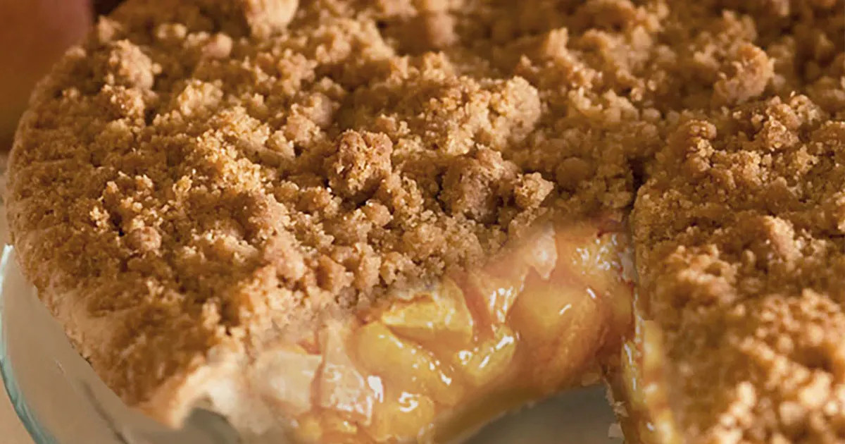 Peach Crumb Pie by Carousel Cakes | Goldbelly | Goldbelly