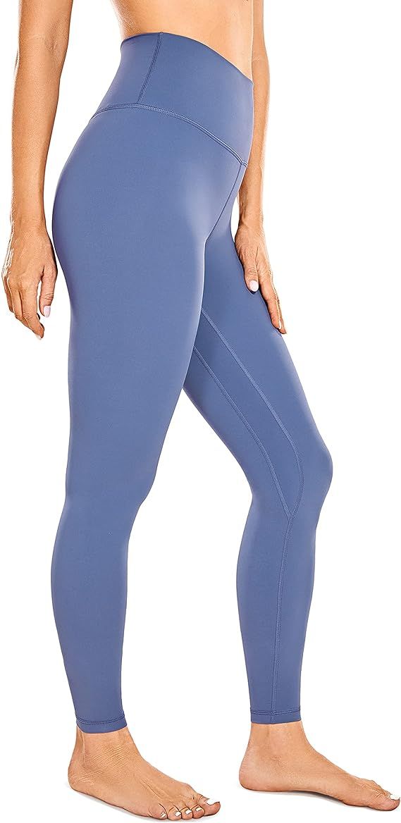 CRZ YOGA Women's Naked Feeling Yoga Pants 28 Inches - High Waisted Workout Leggings Full Length T... | Amazon (US)