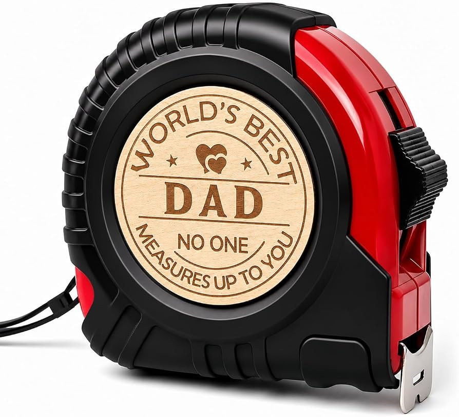 Fathers Day Dad Gifts from Daughter Son, Dad Gifts Personalized Engraved Tape Measure Birthday Wo... | Amazon (US)
