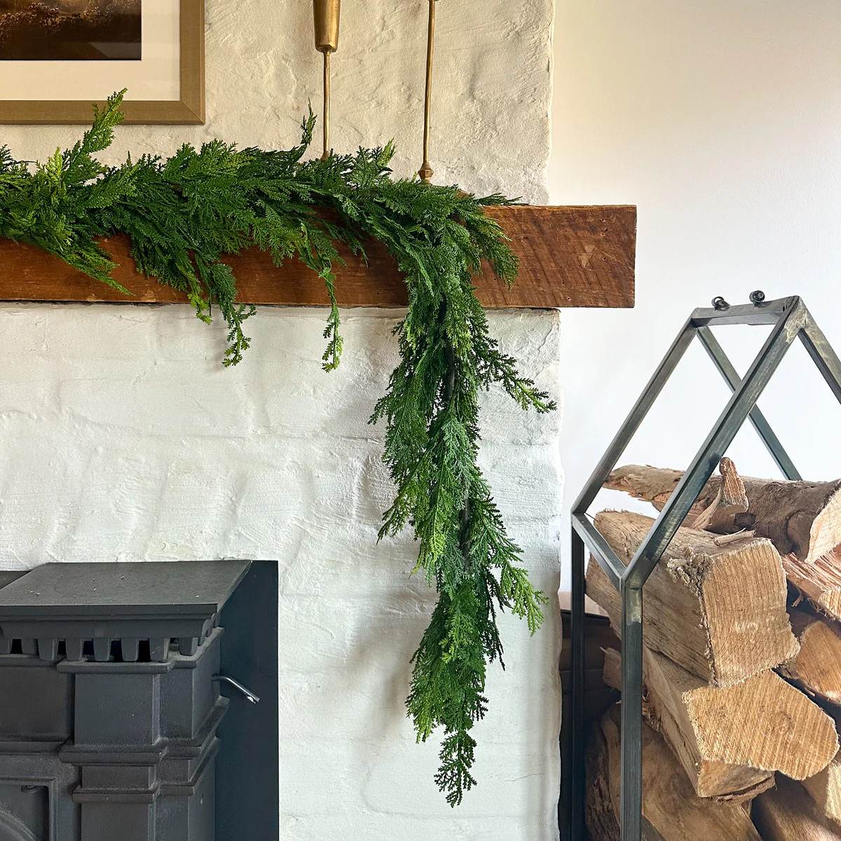 Real Feel Cedar Garland 2 Lengths | Purple Rose & Co