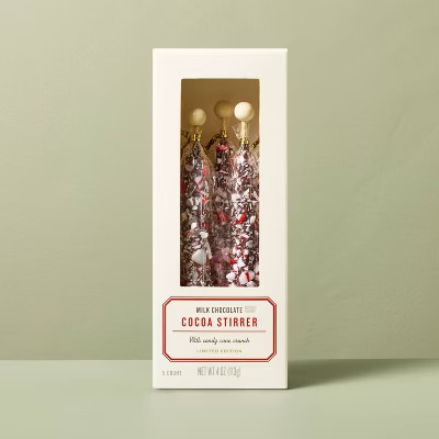 Christmas Milk Chocolate Peppermint Stirrers - 4oz - Hearth & Hand™ with Magnolia Table | Target