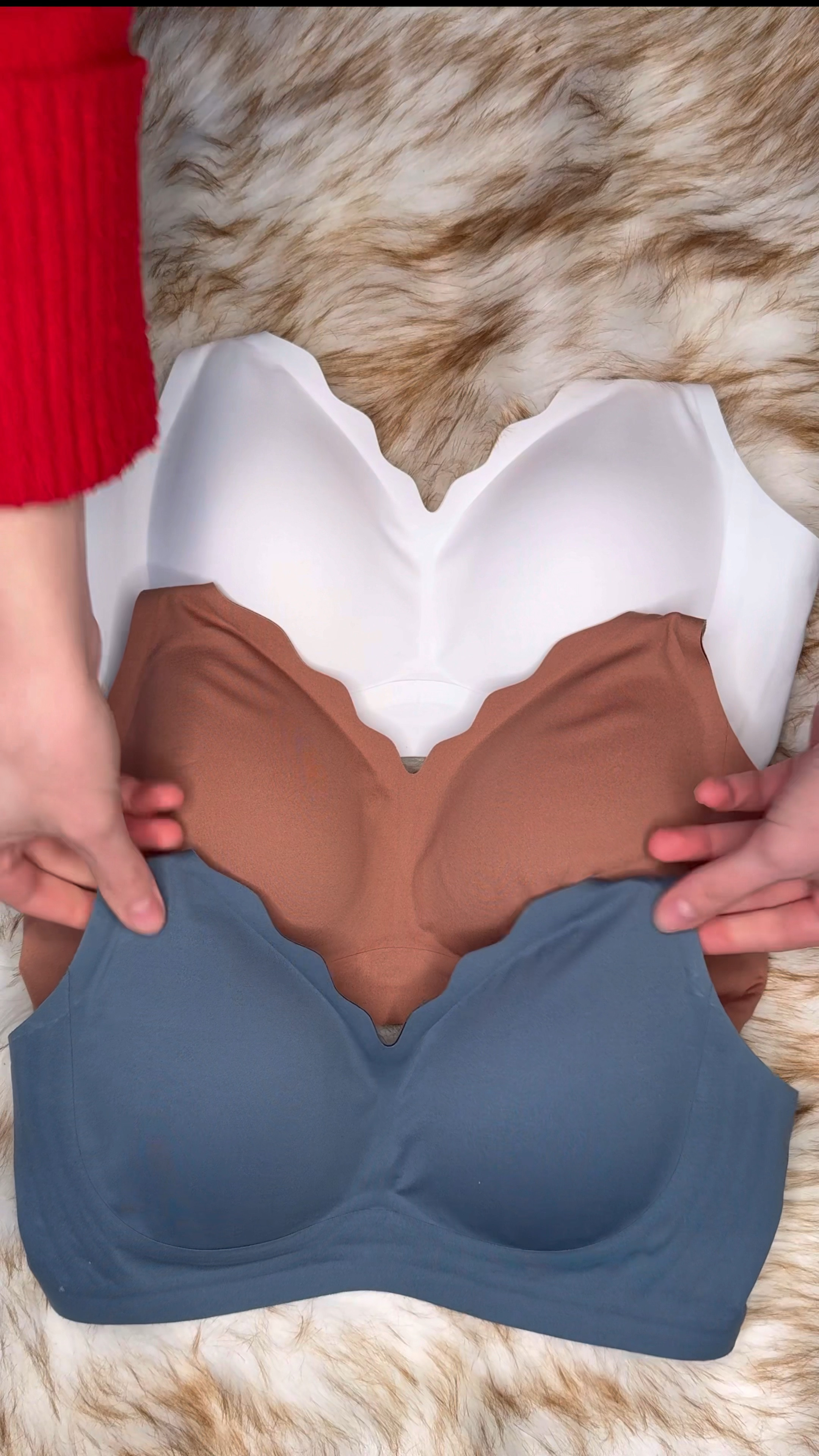 Soft Supportive bras with Jelly Strip - OEAK Push Up bras feature a bigger hugging “W” shape and innovative 3D support technology formed by the liquid jelly strip provides 360°round support for your breasts, creating a fully and natural-looking chest without the discomfort of a traditional underwire bra. The wireless bra with removable pads adds to the comfort level, ensuring a buttery soft feeling, and maximum comfort all day long.
Super Soft Comfortable Bras - This wireless bra is made of new high-tech fabric, buttery soft, making it ultra-comfortable, smooth, and as lightweight as a cloud. The hem will never roll up or move. The removable chest pads with air holes enhance breathability, keeping you cool and comfortable. Zero edgy seams make this seamless bra feel like wearing nothing while still providing excellent support.
Scalloped V-Neck Bras - This full coverage bra features a V-shaped neckline that highlights the charming curves of the chest without being overly exposed. The scalloped design wraps around your chest like a flower bud. The low-back design of these bras further showcases your natural curves, exuding a sense of allure and confidence.
Adjustable Design - The bras feature adjustable shoulder straps and back closures, allowing you to customize the fit to your comfort level. The 4-row back hooks are designed to minimize back fat and provide additional support, ensuring a smooth and flattering silhouette. The widened straps offer effective support and stay put all day without digging into shoulders.
Seamless Bras for Everyday Wear - These seamless bras ensure invisibility under clothing, giving you the freedom to mix and match with different styles. They can serve as everyday bras, sleepwear, lounge bras, minimizer bras, and are flattering to pair with t-shirts, blouses, suits, cardigans, or sweaters. A sports bra ideal for light activities like yoga, dance, or walking.

#LTKSaleAlert #LTKWatchNow #LTKMostLoved