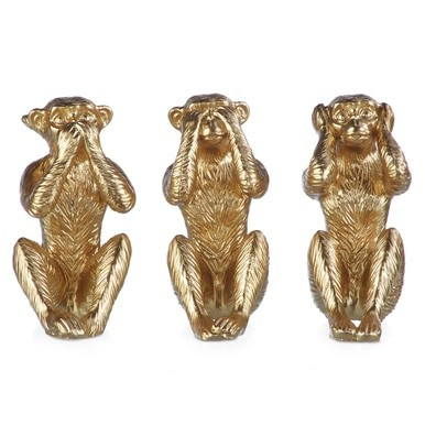Wise Monkeys - Set Of 3 | Z Gallerie