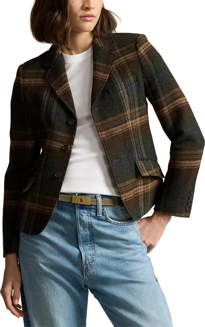 Polo Ralph Lauren Plaid Wool Twill Blazer | Nordstromrack | Nordstrom Rack