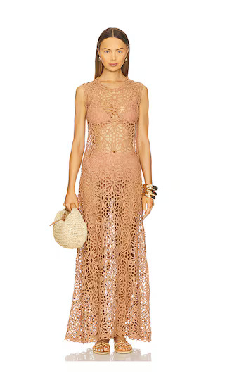 Sleeveless Swing Maxi Dress in Cappuccino | Revolve Clothing (Global)