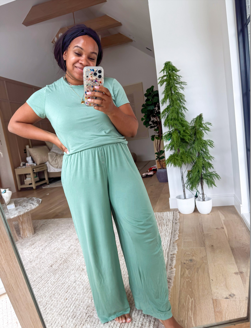 The coziest pajama set from Walmart under $30!  🤍 

 #LTKgrwm #LTKootd #LTKselfcare