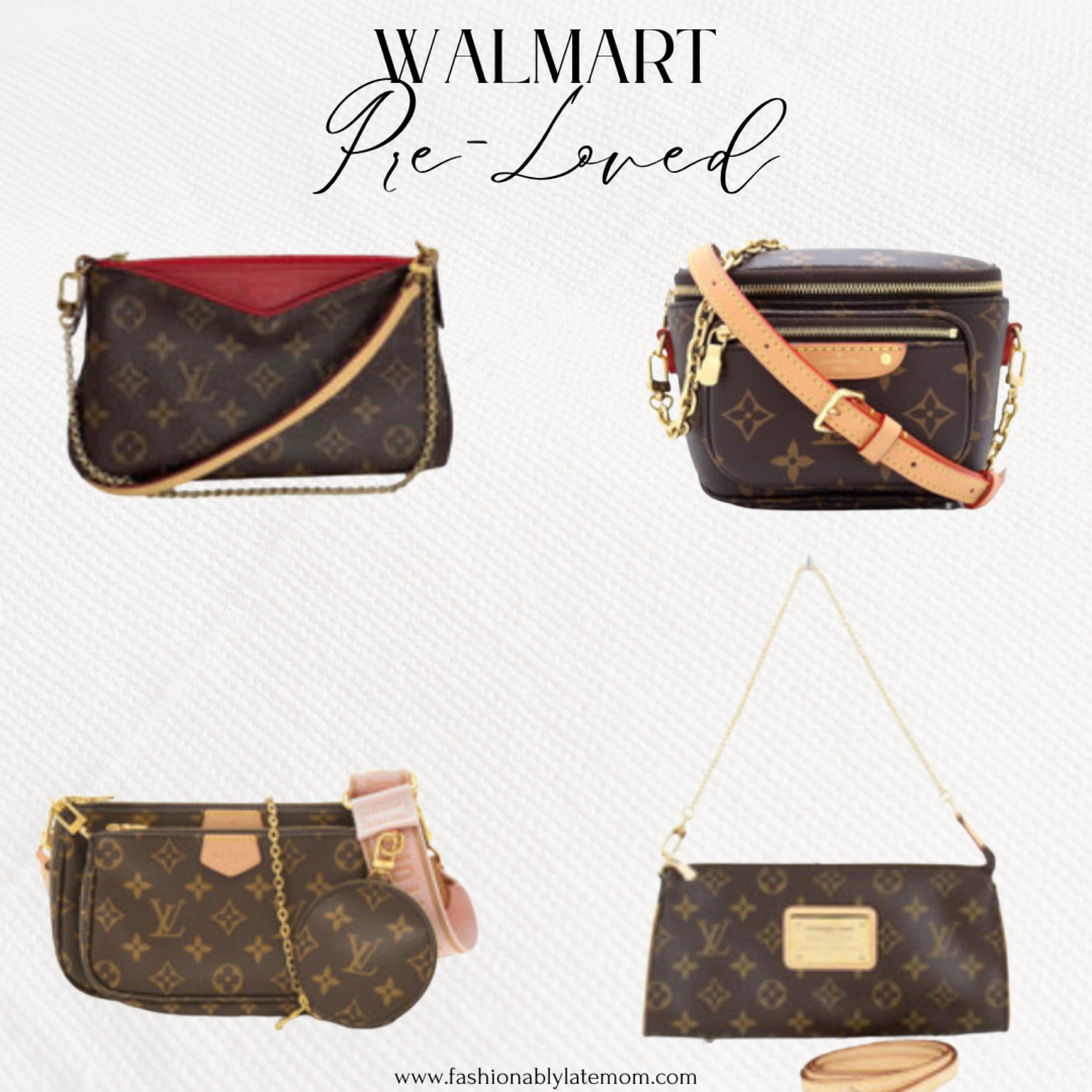 @walmartfashion has some of the best designers that are pre-loved and ready for your closet! #walmartpartner #walmartfashion #prelovedfinds