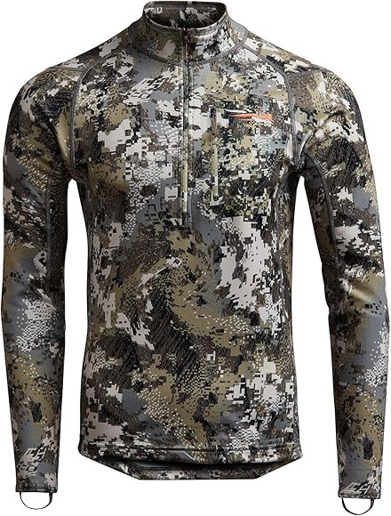SITKA Gear Men's Core Midweight Zip-T Long Sleeve Hunting Shirt | Amazon (US)