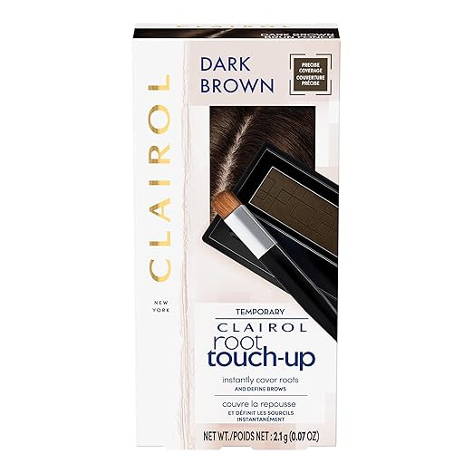 Clairol Root Touch-Up Temporary Concealing Powder, Dark Brown Hair Color, Pack of 1 | Amazon (US)
