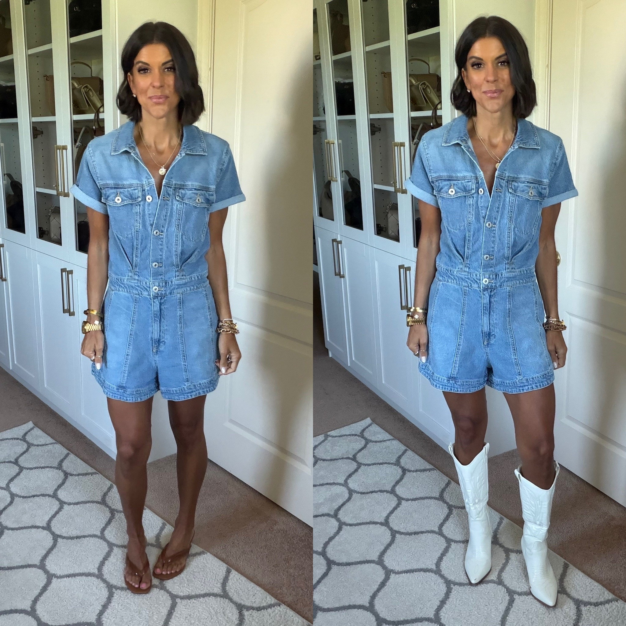 The cutest Walmart denim romper! Size small

#LTKSaleAlert #LTKSeasonal #LTKmomlife