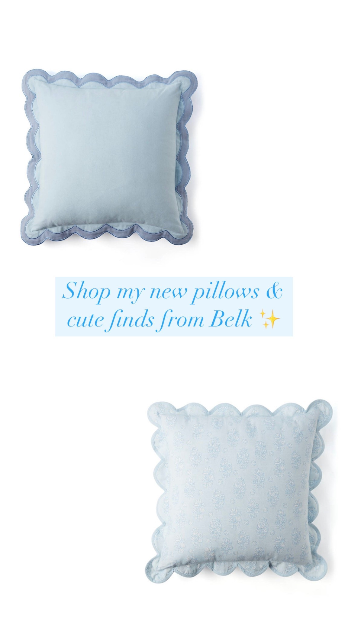 So many cute scalloped and Grandmillenial finds fr Belk and on SALE! I just purchased these pillows and love them! 



#LTKHome #LTKSeasonal #LTKSaleAlert