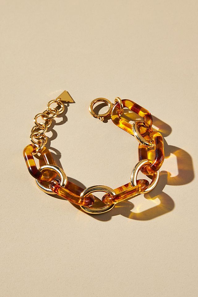 Sunset Resin Link Wrap Bracelet | Anthropologie (US)