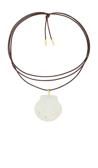 Eliou Vieira Wrap Necklace in Metallic Gold. | Revolve Clothing (Global)