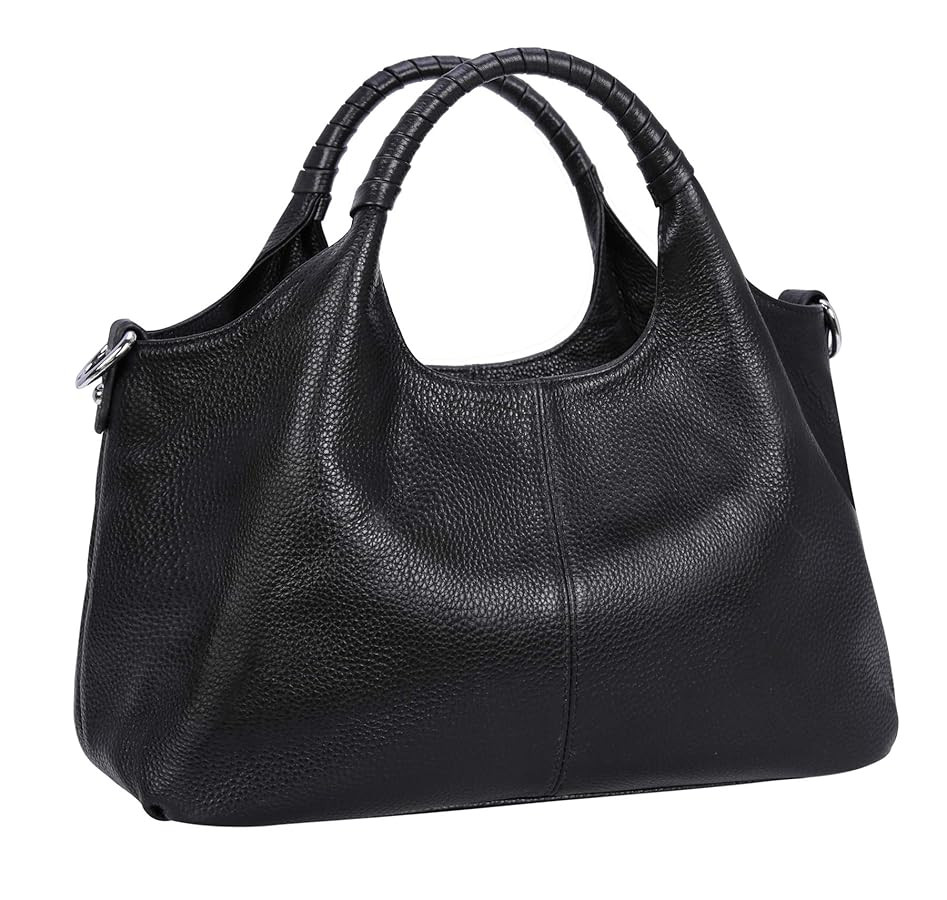 Iswee Genuine Leather Shoulder Bags Purses and Handbags for Women Satchel Designer Cross Body Hob... | Amazon (US)