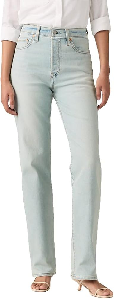 Levi's Women's Ribcage Straight Full Length Jeans | Amazon (US)