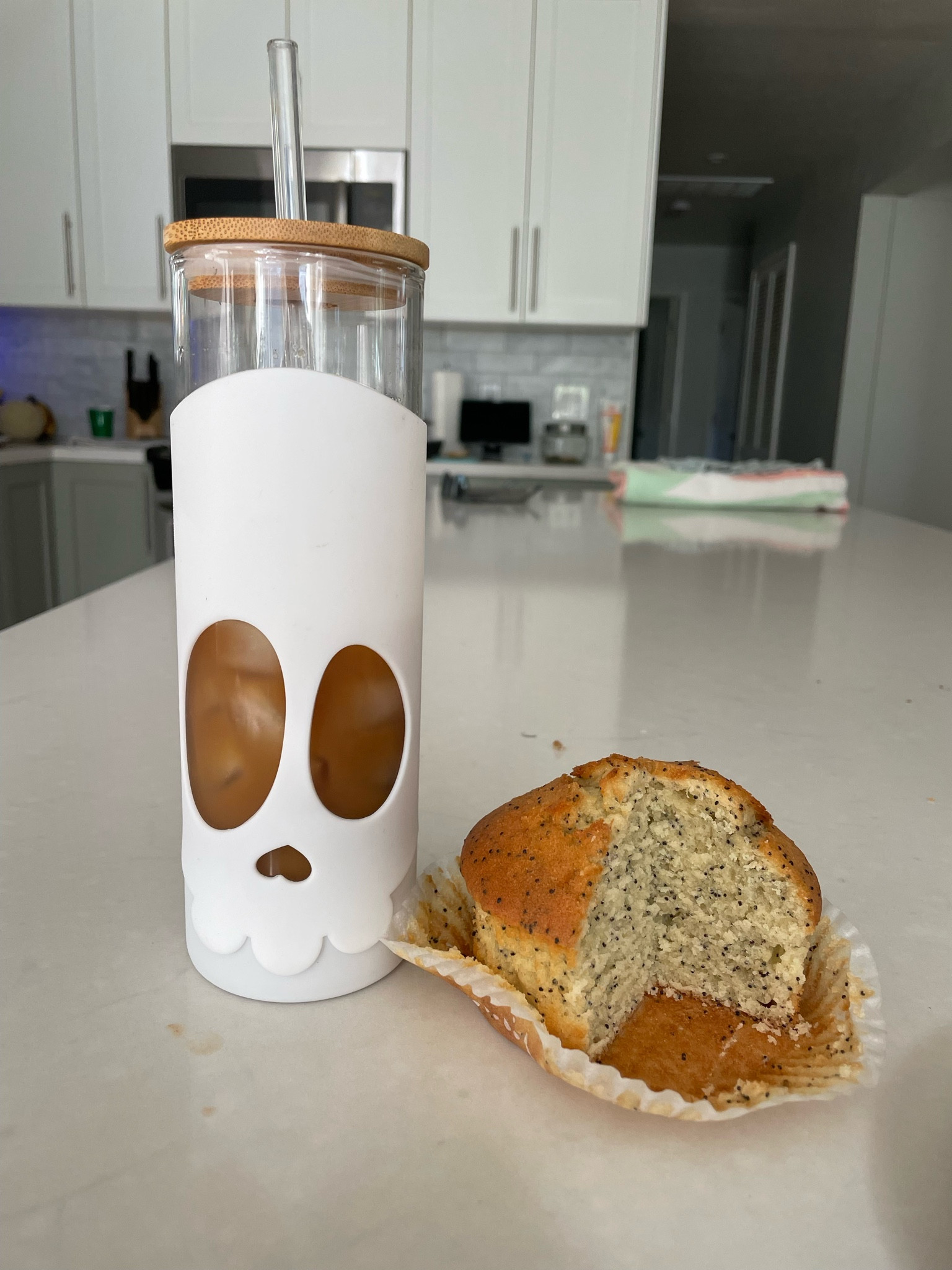 Sip in spooky style with this 16 oz glass tumbler, perfect for cold drinks. Featuring a fun Halloween design, it comes with two reusable straws and a secure lid. Ideal for on-the-go or at-home sipping. Durable, eco-friendly, and festive—perfect for Halloween lovers!

#LTKHome #LTKHalloween #LTKHoliday