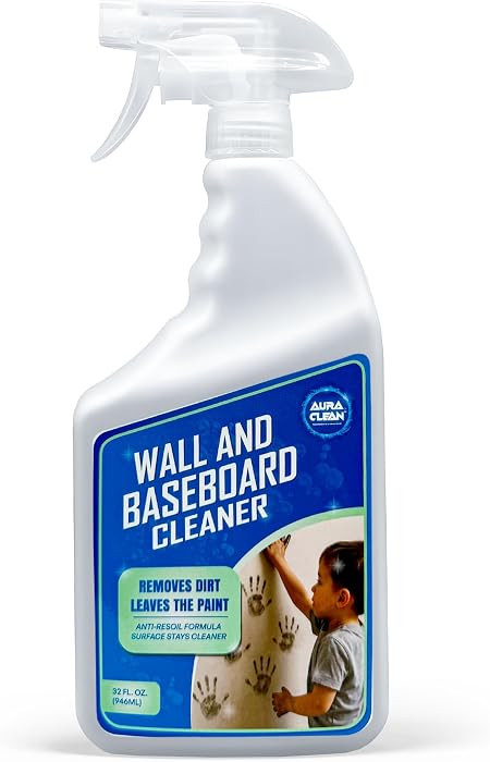 Wall & Baseboard Cleaner for Painted Walls, Cabinets, Doors & Trim | Non-Toxic, No-Rinse Spray | ... | Amazon (US)
