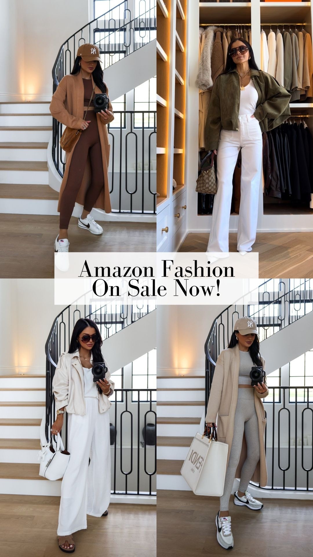 The Amazon Big Spring Sale is almost here but some of my favorite wardrobe staples are on sale! I love these Amazon cardigans and lounge sets - both are under $30 each. My Amazon Hermes Totes are also on sale - save 25% off. Score the Amazon tanks that I swear by for only $13!

@amazon #ad #founditonamazon

#LTKootd #LTKSaleAlert #LTKActive
