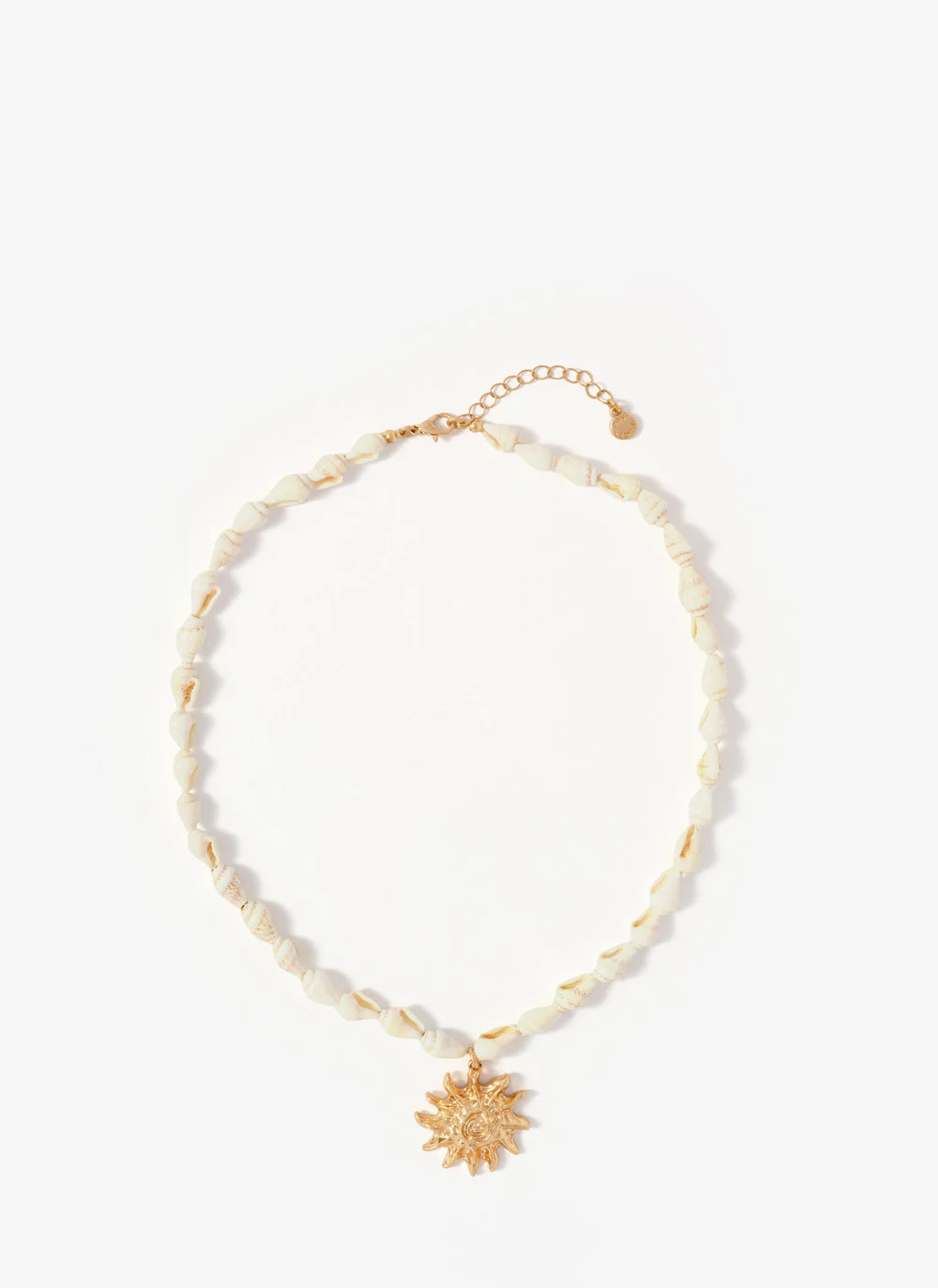 Shell Statement Sun Charm Necklace | Mint Velvet