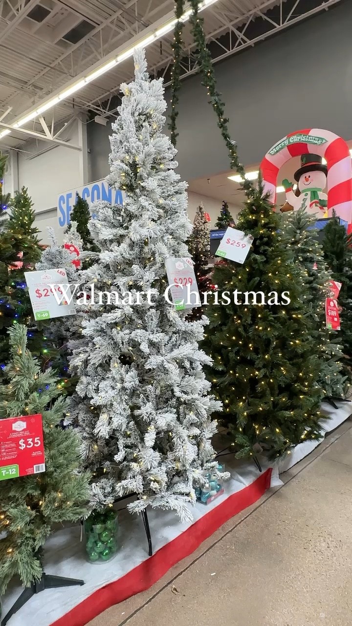 Walmart has the best affordable Christmas trees! We’ve had our flocked tree for 7 years and love it! 

#LTKHoliday #LTKhome #LTKSeasonal