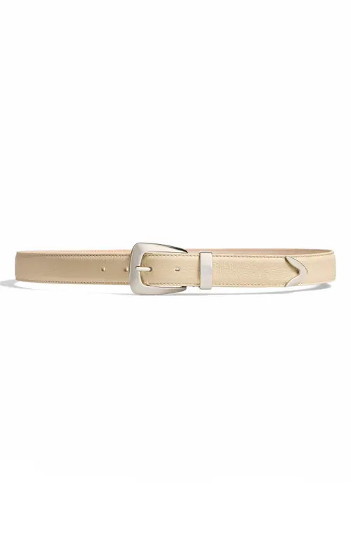 Khaite Benny Belt in Dark Ivory 445 at Nordstrom, Size 90 | Nordstrom