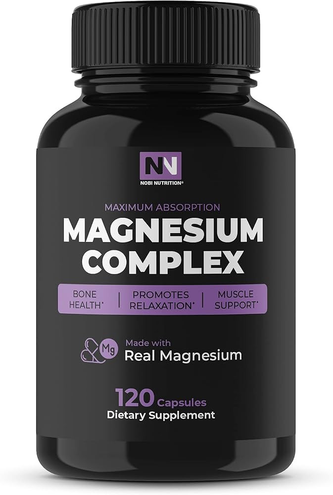Magnesium Oxide Citrate Complex | High Absorption Non-GMO Gluten Soy and Dairy Free | 500mg Veget... | Amazon (US)
