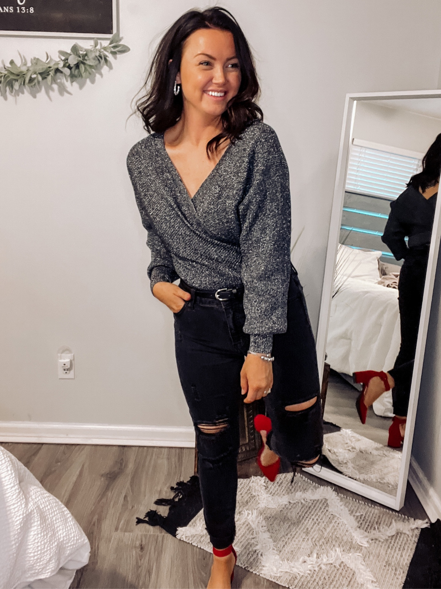 Holiday outfit inspiration 🥂❤️ 

#LTKstyletip