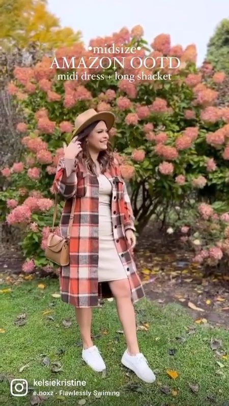 Midsize outfit for fall - monochromatic look - neutral outfit - amazon fall - I buy the men’s hats too 😉- midsize fashion 

#LTKstyletip #LTKcurves