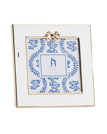 4x4 Top Bow Tabletop Picture Frame | TJ Maxx