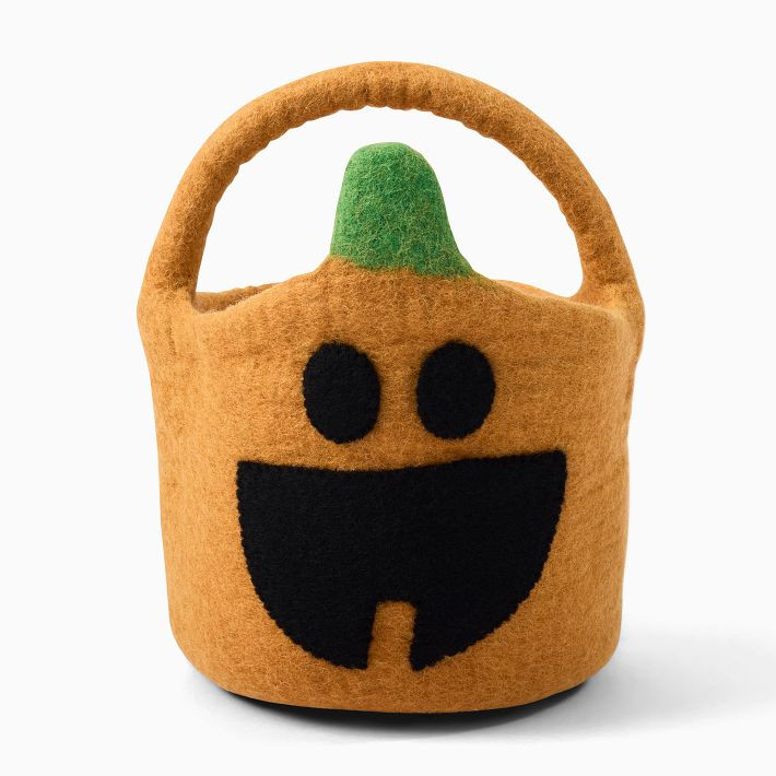 Ed Emberley Felt Pumpkin Treat Bucket | West Elm (US)