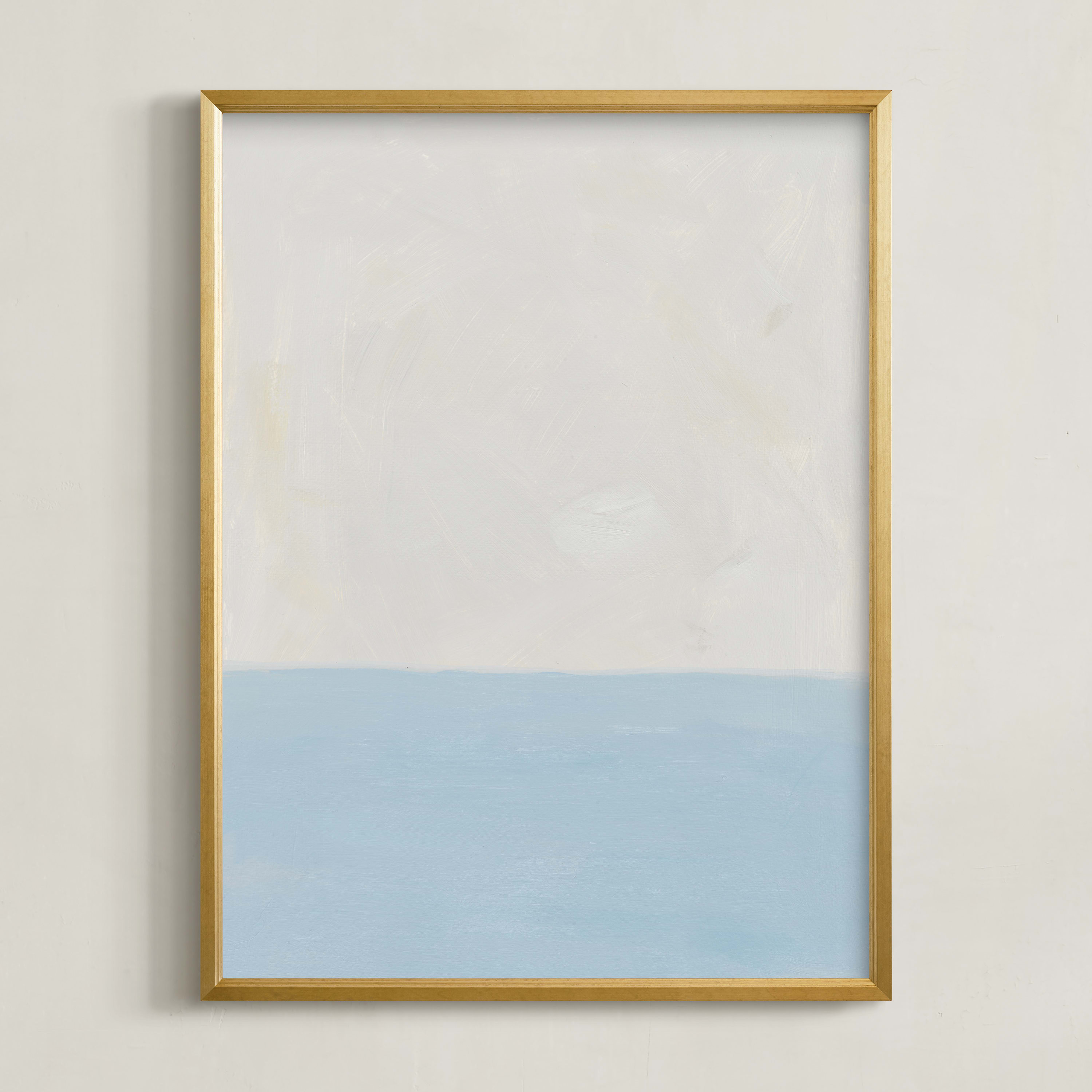 "Calm At Sea" - Painting Limited Edition Art Print by Amanda Phelps. | Minted