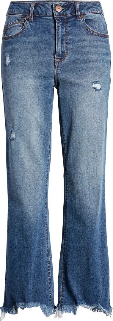 1822 Denim High Waist Raw Hem Jeans | Nordstrom | Nordstrom