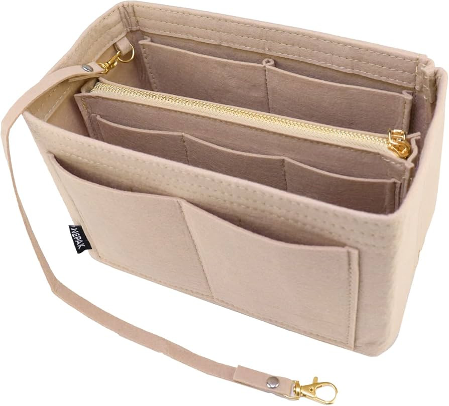 NEPAK Purse Organizer,Handbag Organiser,Felt Bag Organize(Beige) | Amazon (UK)