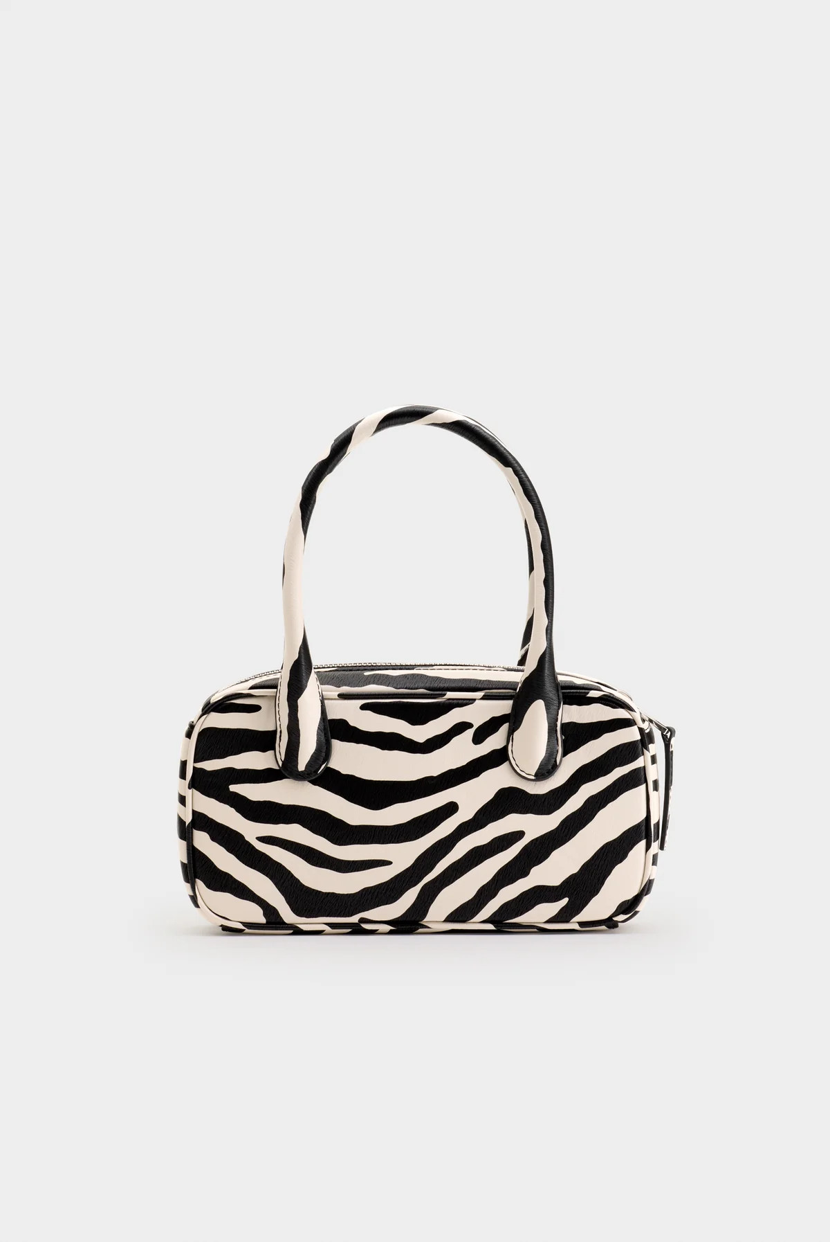 Mini
           Docta Bag In Black/Natural Zebra | Simon Miller