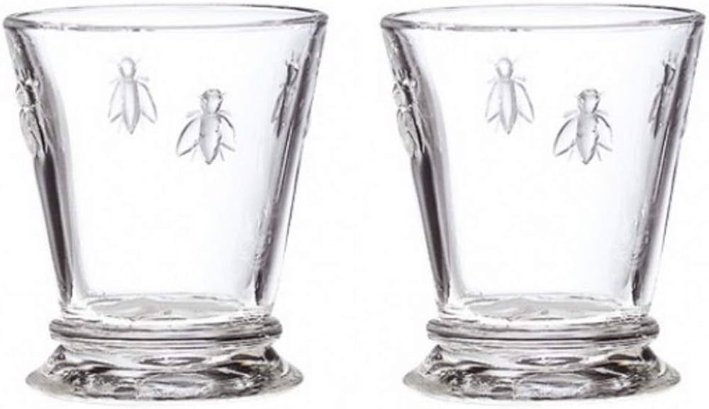 La Rochere 10oz Glass Tumbler Set of 2 – Napoleon Bee clear stemless glass – Ideal for Cockta... | Amazon (CA)