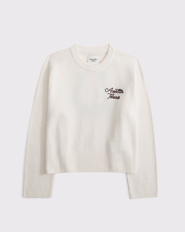The A&F Madeline Western Crew Sweater | Abercrombie & Fitch (US)
