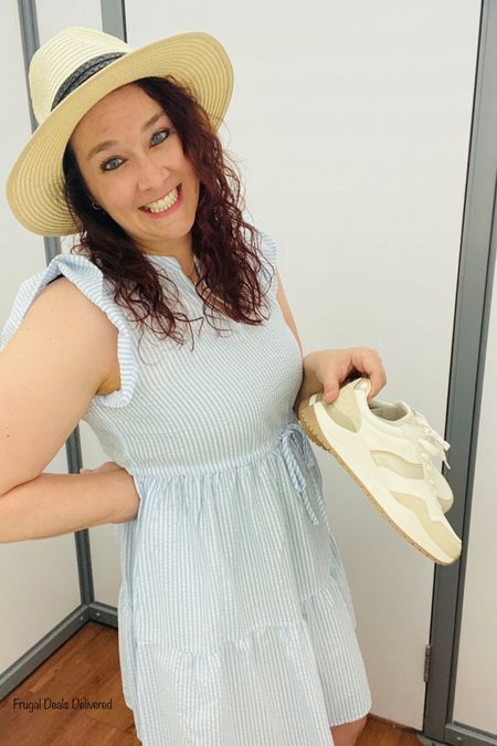 I am loving the sneaker and dress trend going on!  👟 Are you a sneaker w/dress kinda gal too? 
.
#ad I was needing some new fresh ☀️ spring & summer ☀️ outfits and headed to @Walmart to put some together. I picked out these amazing new kicks to go with this new find - my fun and flowing ruffle sleeve summer dress! Another pair of sneakers were a close second, that I'll also l!nk bel0w. Definitely check them out and see what you think. 
#walmartpartner @WalmartFashion #walmartfashion

Follow my shop @FrugalDealsDelivered on the @shop.LTK app to shop this post and get my exclusive app-only content!

#liketkit     
@shop.ltk
https://liketk.it/3TUxG

#liketkit #LTKSeasonal #LTKstyletip #LTKActive #LTKstyletip #LTKfamily #LTKGiftGuide #LTKsalealert #LTKparties #LTKplussize
@shop.ltk
https://liketk.it/3X9mz

#LTKSeasonal #LTKfindsunder50 #LTKtravel