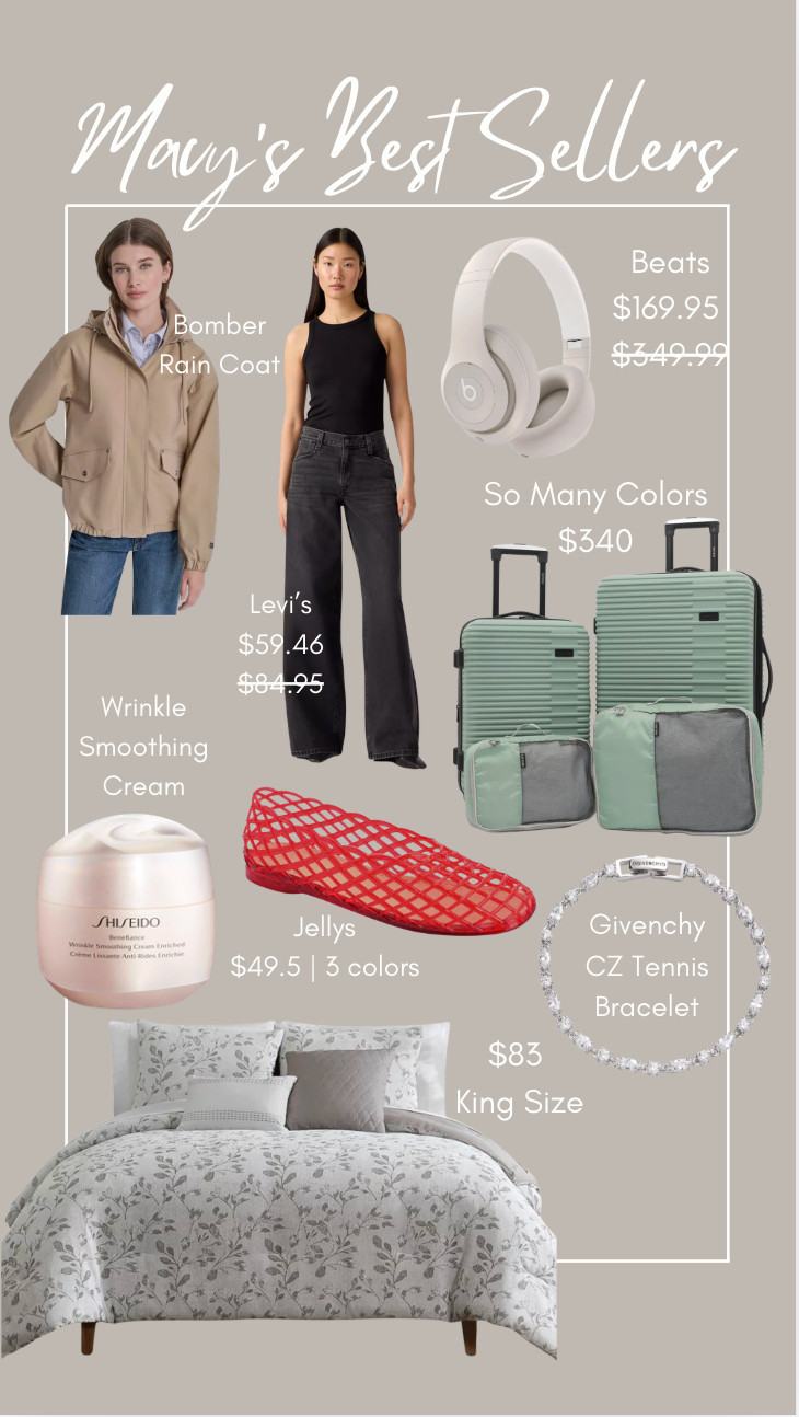 Some darn good products & products from Macy's Spring Refresh! These happen to be the best sellers! I wear a 29 regular in the jeans!  

 #LTKSeasonal #LTKHome #LTKSaleAlert