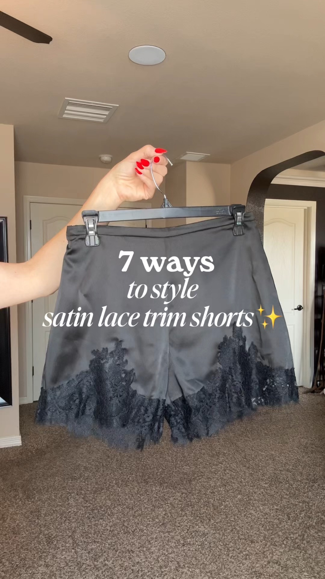 One pair of satin lace trim shorts, 7 different looks which one are you wearing first?
They're so much fun t
#silkshorts #SummerFashion #lace #outfitinspo #creatorsearchinsights
@Amazon Fashion shorts are from Amazon an on sale today $10

#LTKootd #LTKmomlife