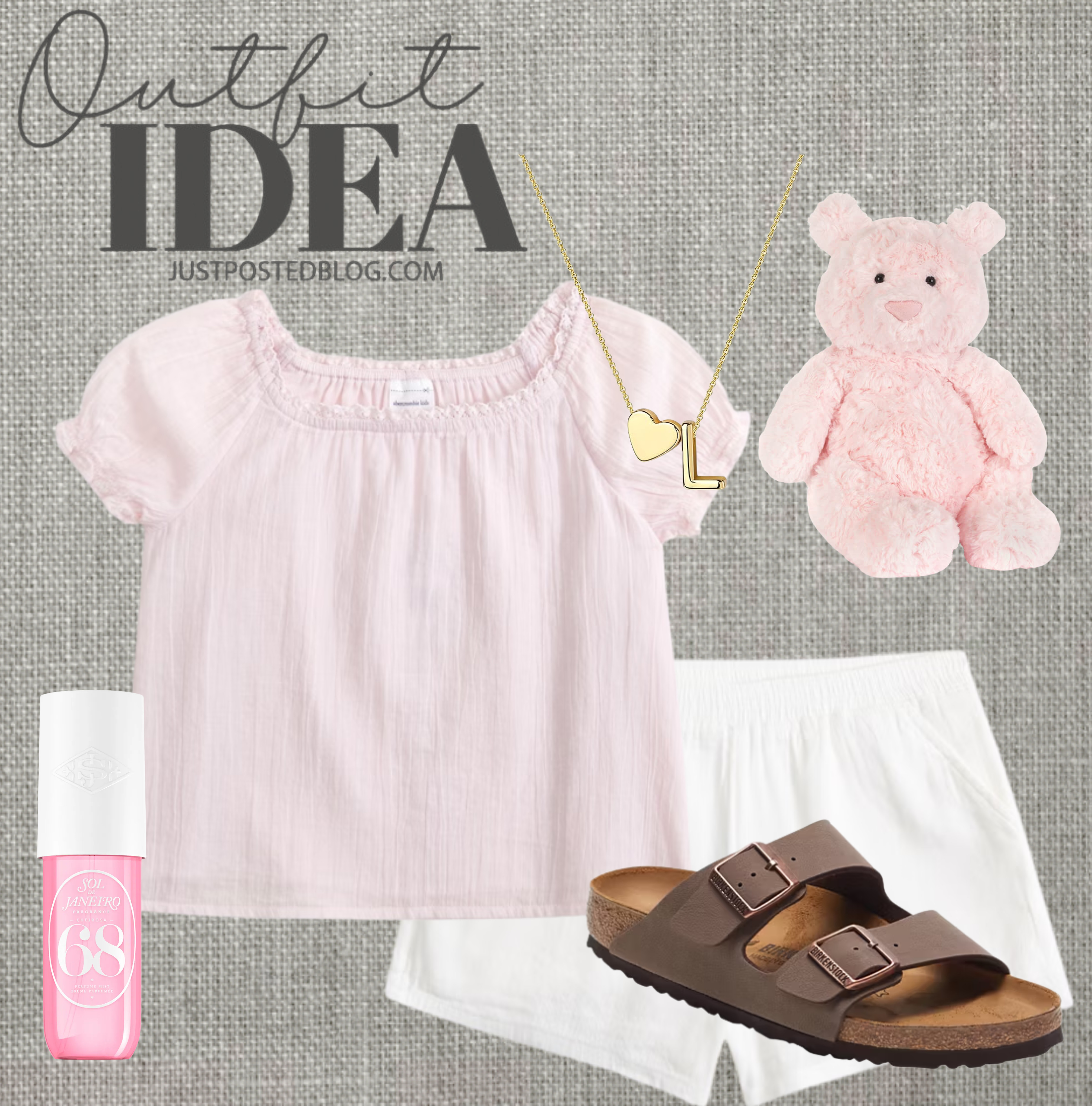 That is such a cute color of pink!! This would be a perfect outfit for tweens and teens!! 

 