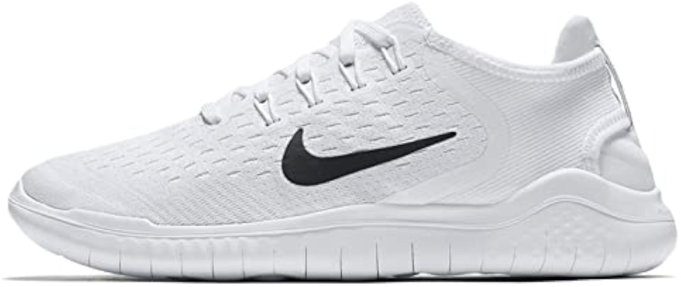Nike Womens Free RN 2018 Running Shoes (8.5, White) | Amazon (US)