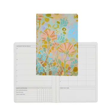 Bold Florals PetitePlanner Wellness Log | Erin Condren | Erin Condren