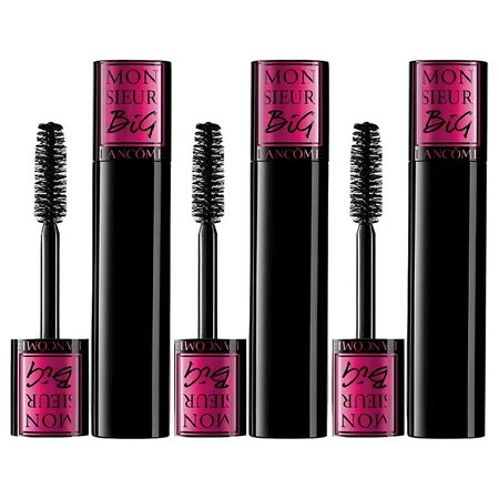 3 x Lancome Monsieur Big Mascara 01 Black 0.06oz/2ml x 3 = 0.18oz/6ml | Walmart (US)