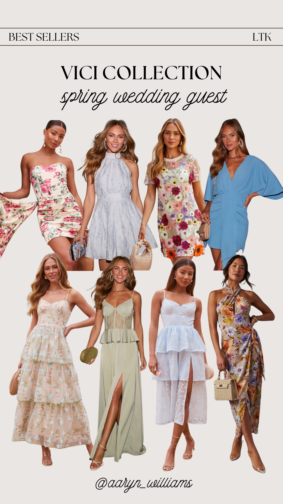 trending now: spring wedding guest dresses 🌷🌼💒

VICI collection, spring wedding, special event dresses, floral maxi dress, spring mini dress 

#LTKWedding #LTKStyleTip #LTKxVICI
