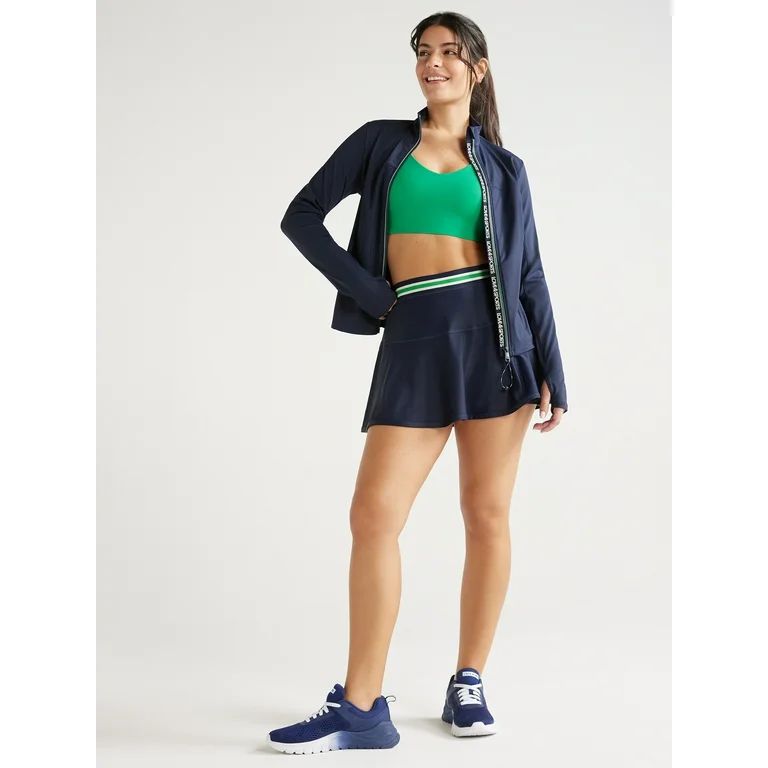 Love & Sports Women’s Zip Front Performance Jacket, Sizes XS-XXXL | Walmart (US)
