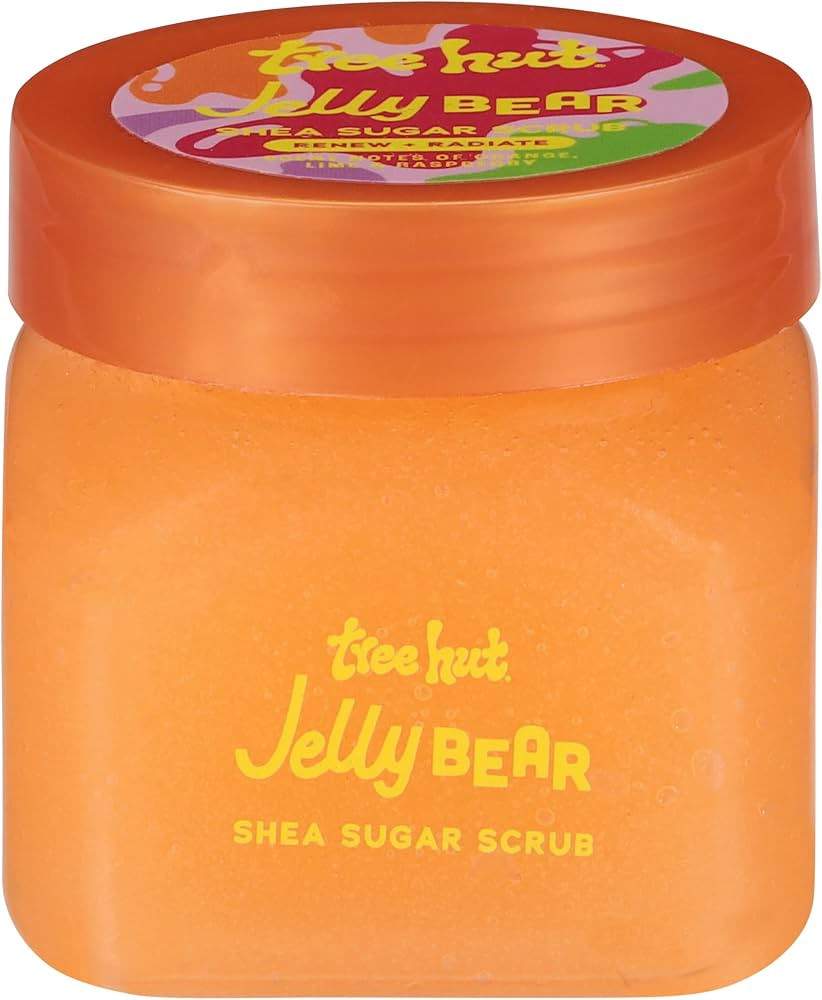 Tree Hut Mini Jelly Bear Body Scrub, Travel Size Sugar Scrub, 3.4 Oz | Amazon (US)