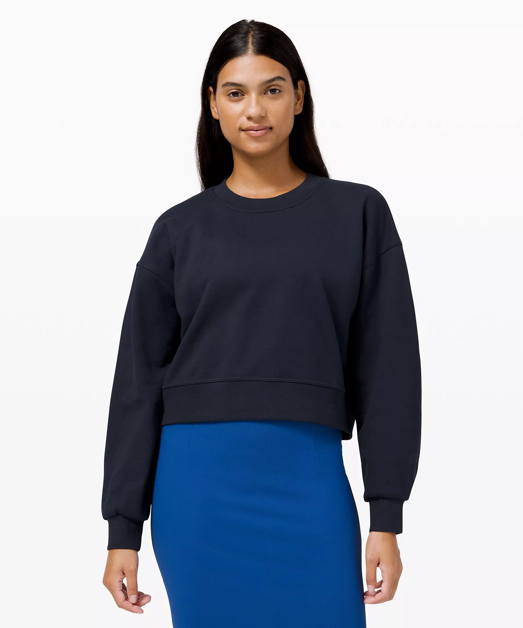 Perfectly Oversized Cropped Crew *French Terry | Women's Hoodies & Sweatshirts | lululemon | Lululemon (US)