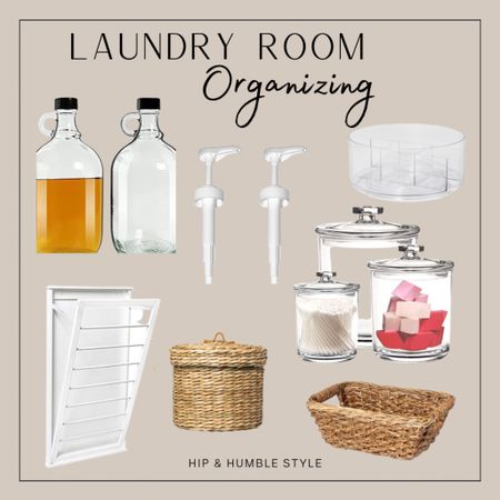Laundry room organizing must haves, baskets, laundry essentials, storage containers 

#LTKhome #LTKFind #LTKstyletip